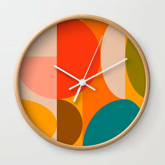 Bauhaus, geometric abstraction 1 Wall Clock