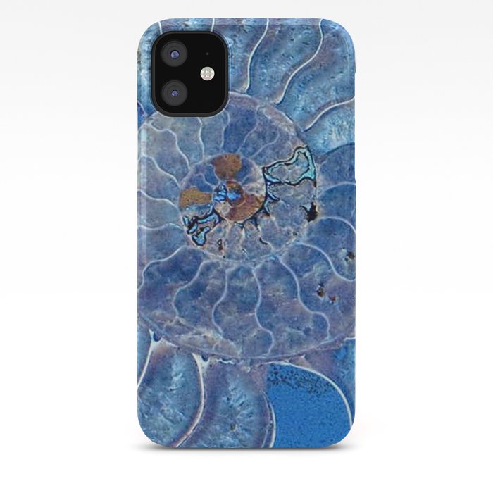 Blue Seashell Mother Of Pearl Beautiful Backdrop Iphone Case By