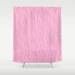 butt booty bum Shower Curtain
