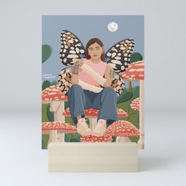 Mushroom Fairy Mini Art Print