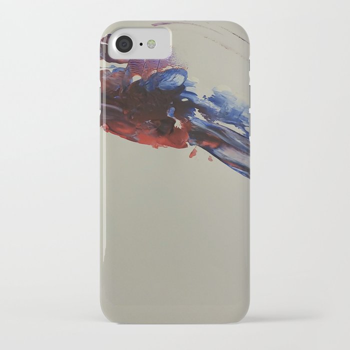 Curve of cascading color iPhone Case
