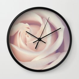 An Offering White Rose Wall Clock
