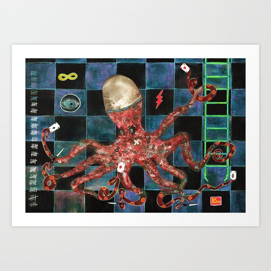 Octopus II Art Print