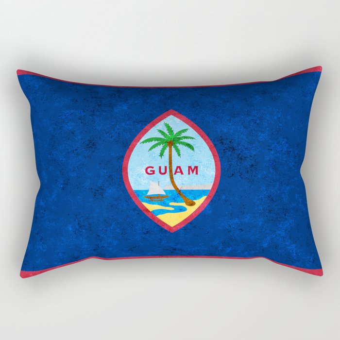 Flag of Guam US Territory Rectangular Pillow