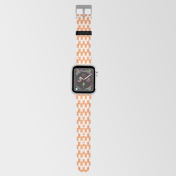 Retro Outdoor Party Orange Apple Watch Band