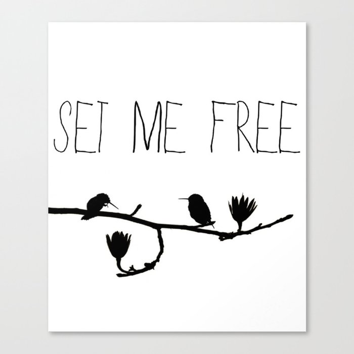 Set Me Free Canvas Print