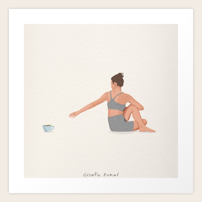 Yoga Art Prints Framed Recessed Society6