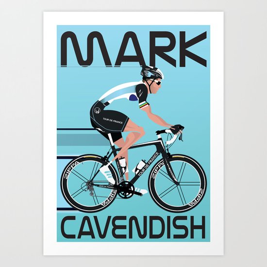 Mark Cavendish Art Print