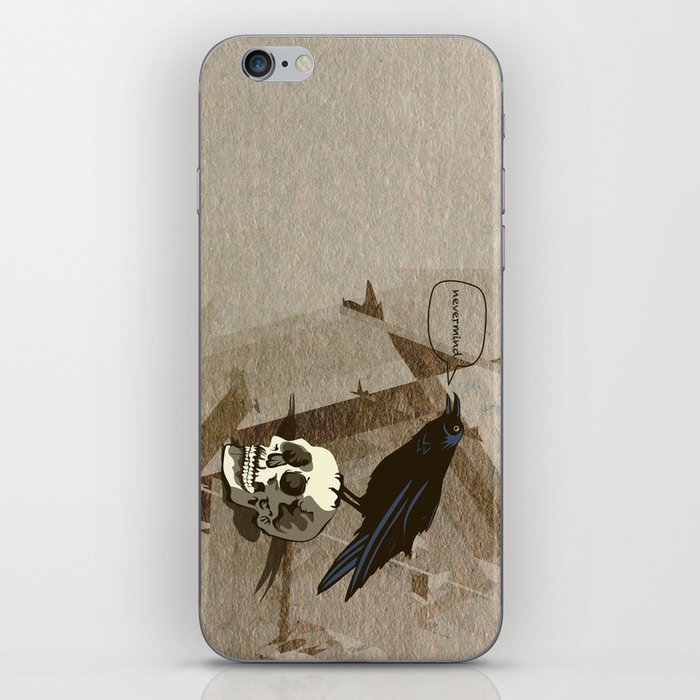Quoth the Raven, Nevermind. iPhone Skin