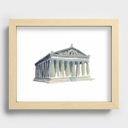 The Parthenon / Nashville, Tennessee Fine Art Giclee Print Recessed Framed Print