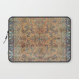 Kashan Floral Persian Carpet Print Laptop Sleeve