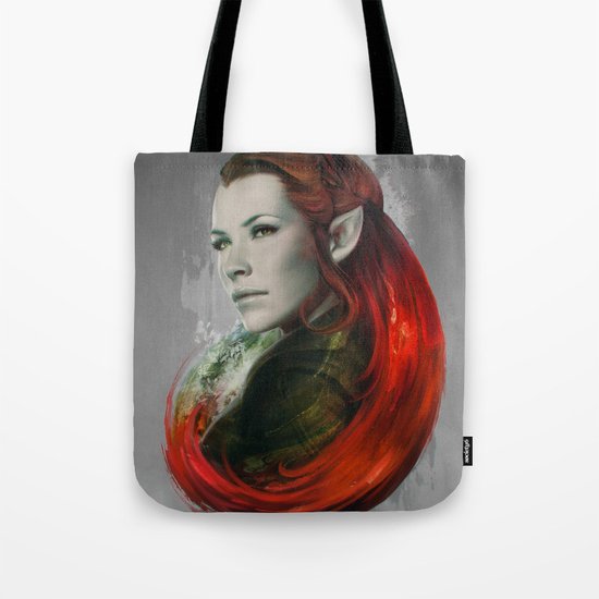 Head of Elven Tote Bag