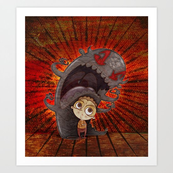 Fear Art Print