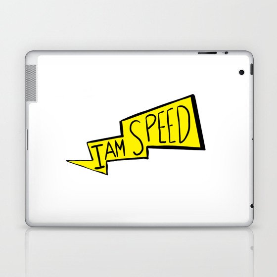 I am speed Laptop & iPad Skin