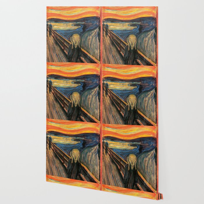 Edvard Munch The Scream Wallpaper By Dohshin Society6
