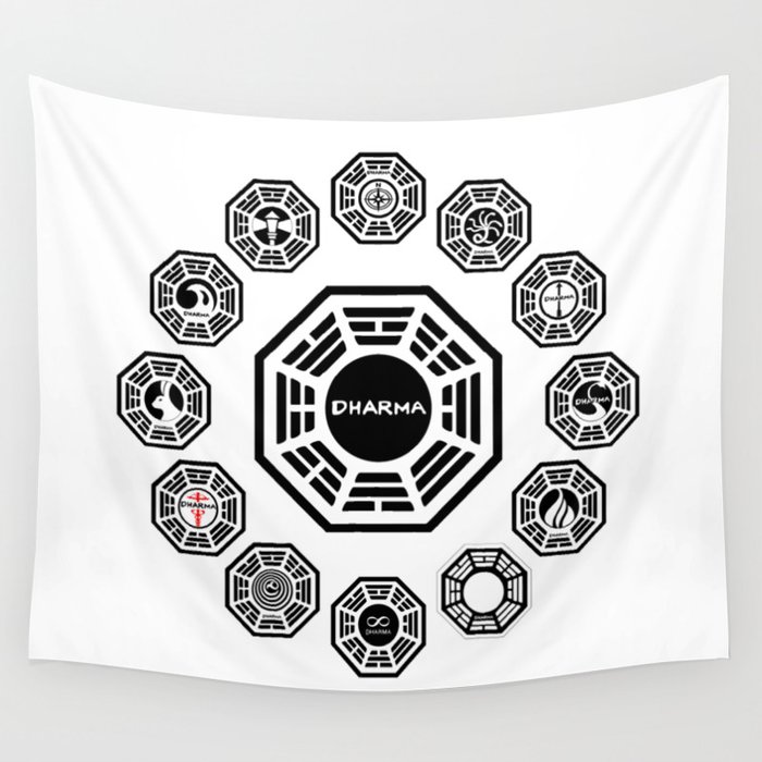 Lost Dharma Initiative Stations Wall Tapestry