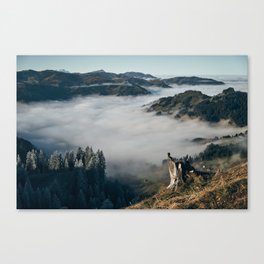 Sea of clouds Canvas Print