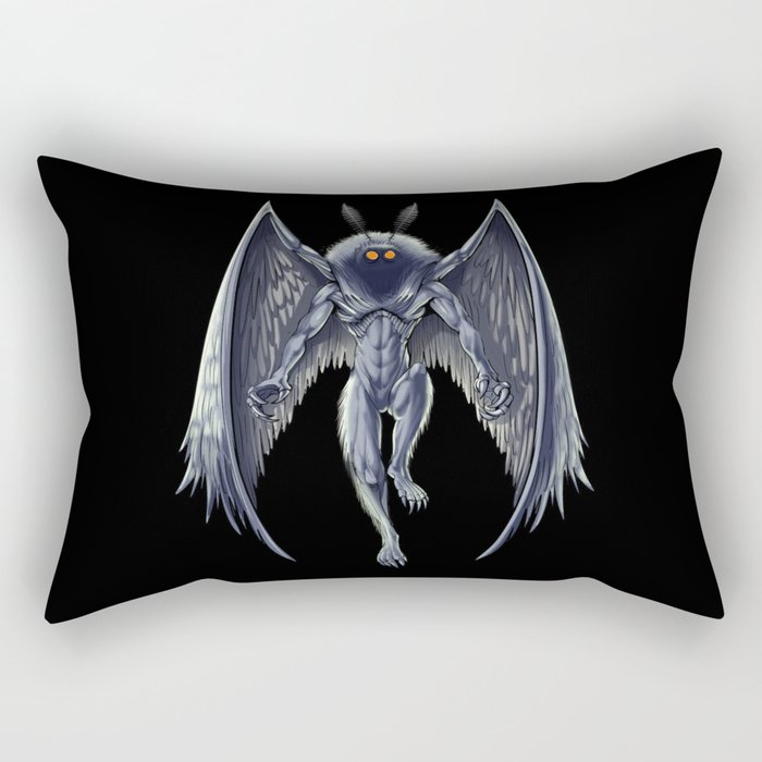 Mothman Cryptid Monster Rectangular Pillow