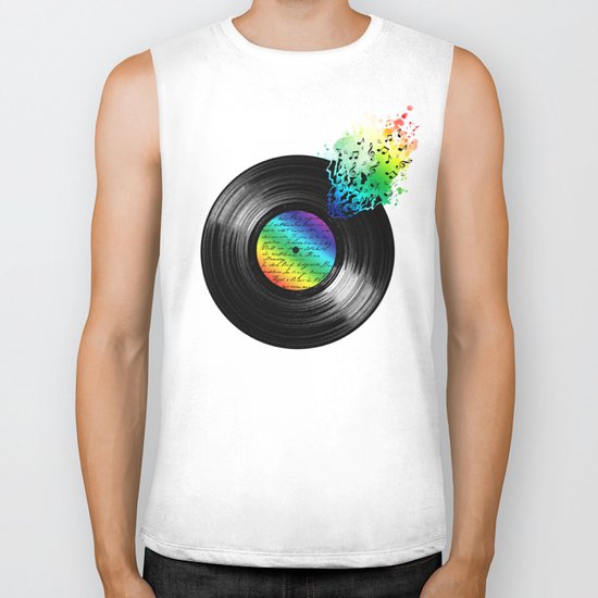 BROKEN RECORD Biker Tank