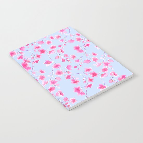 Cherry Blossoms Periwinkle (For Mackenzie) Notebook
