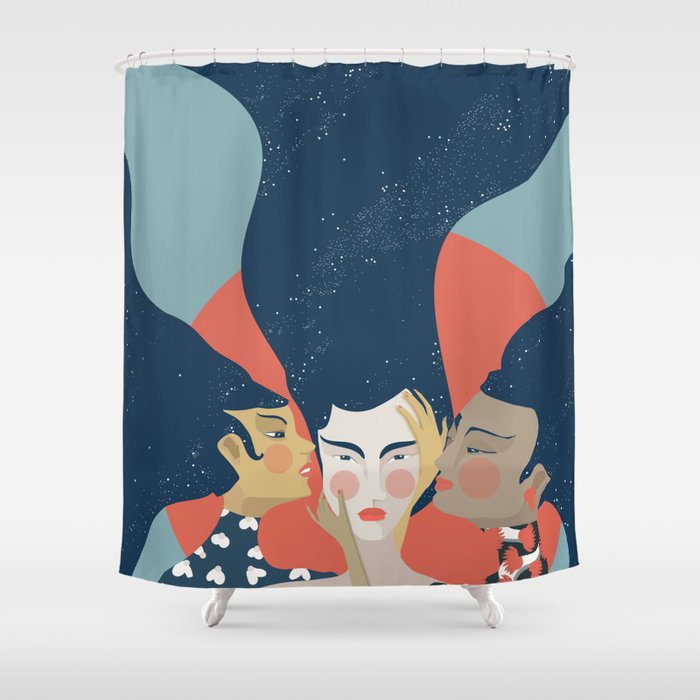 Quiet the Mind Shower Curtain
