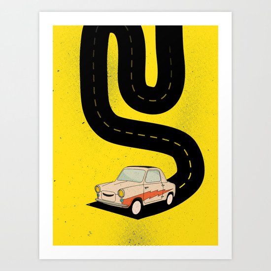 Road Hog Art Print