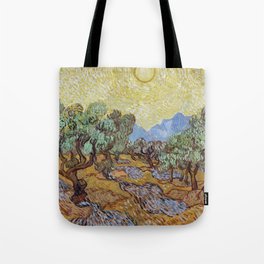 Olive Trees, Vincent van Gogh Tote Bag