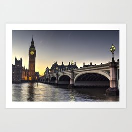 Westminster London Art Print