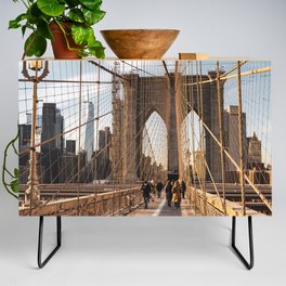 Brooklyn Bridge | Travel Photography in New York City | Winter in NYC Credenza