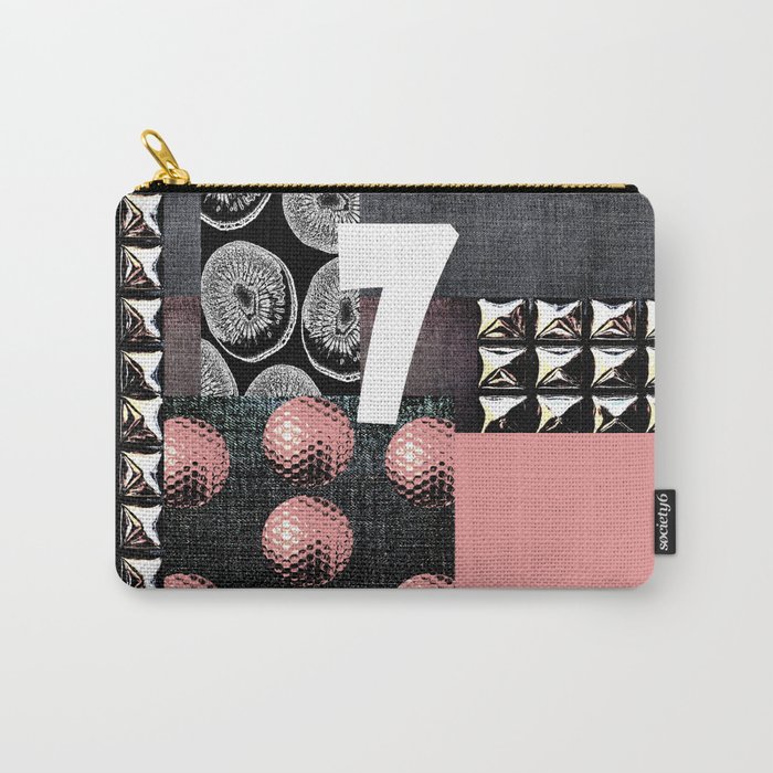 PALE PINK #THE 7 Carry-All Pouch