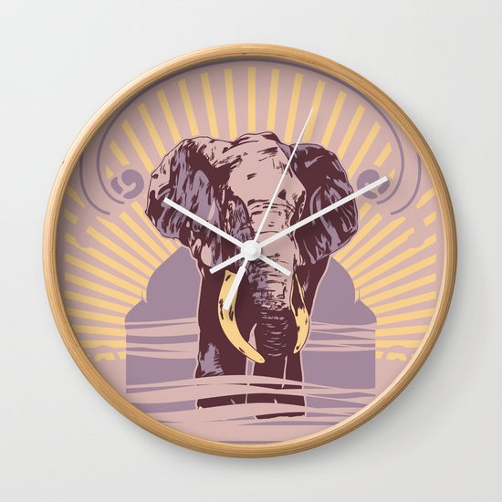 Patience & Wisdom Wall Clock