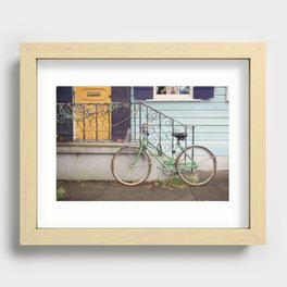 New Orleans Mardi Gras Bicycle Recessed Framed Print