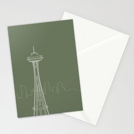 Seattle by Friztin Stationery Cards