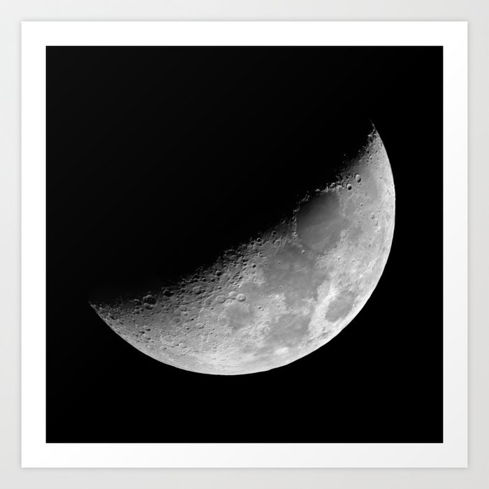 Crescent Moon Art Print