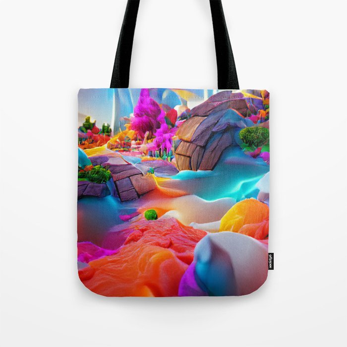 colored area Tote Bag