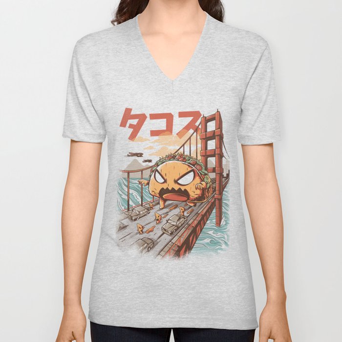 Takaiju V Neck T Shirt
