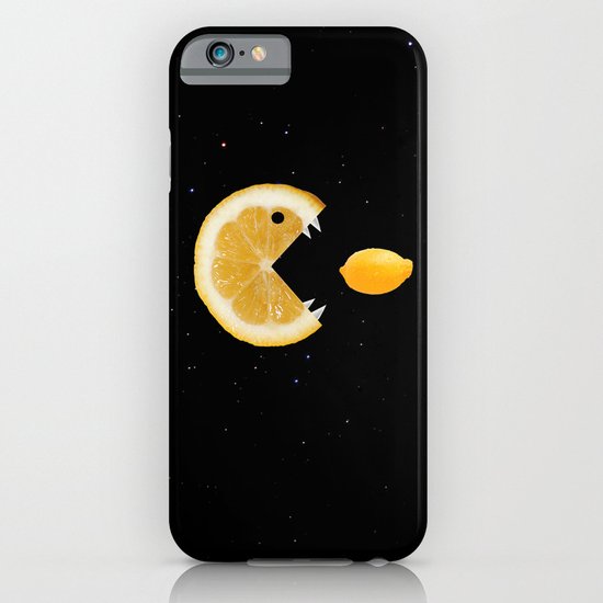 Funny Lemon Eats lemon iPhone & iPod Case