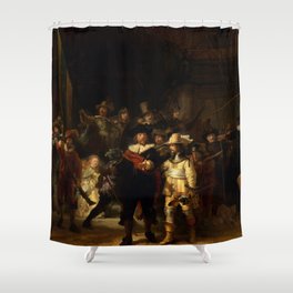 The Night Watch, 1642 by Rembrandt Shower Curtain