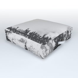 Forest under the Mountain Outdoor Floor Cushion