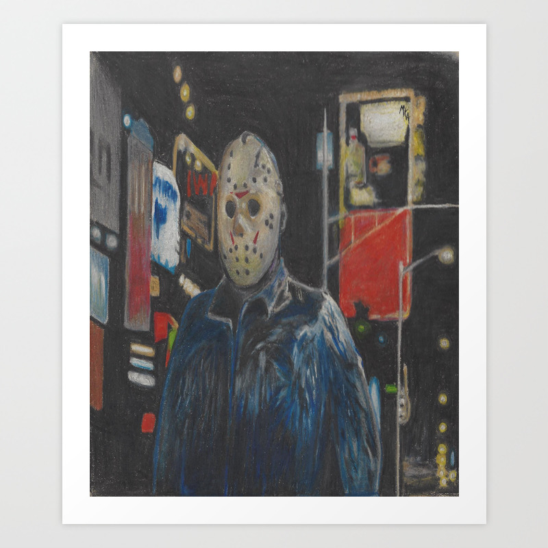 Jason Voorhees Art Print By Mkadamsart Society6