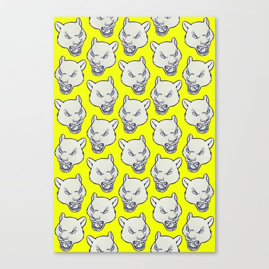 PANTHERS PUNCH Canvas Print