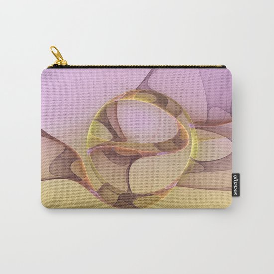 Abstract Motions, Modern Fractal Art Carry-All Pouch