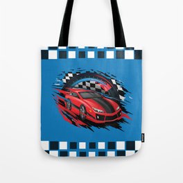 Race Car Tote Bag