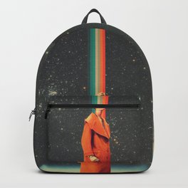 Spacecolor Backpack | Woman, Sepia, Vintage, Vhs, Red, Girl, Orange, Retro, Old, Beautiful 