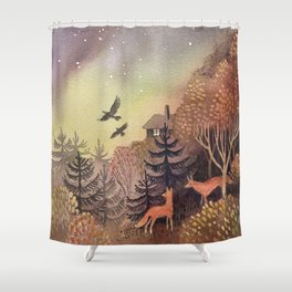 North Sky Shower Curtain
