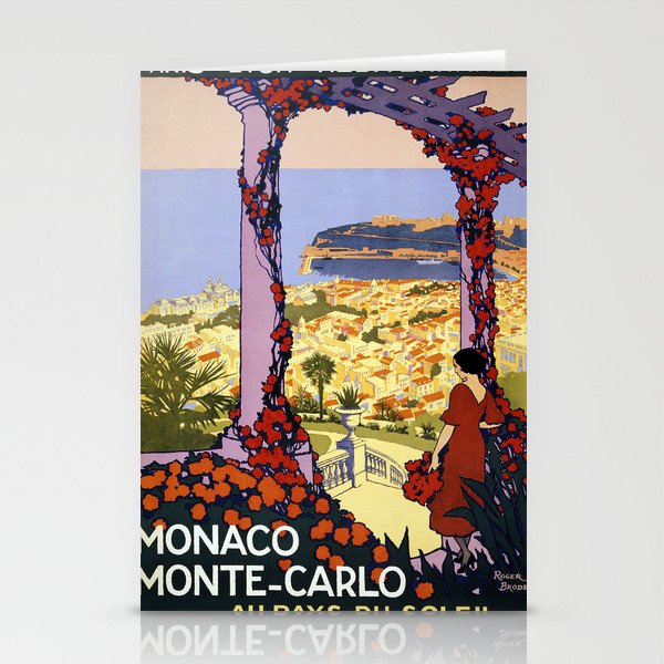 Vintage poster - Monaco Stationery Cards