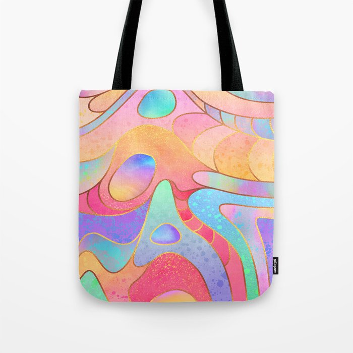 Candy Rainbow Tote Bag