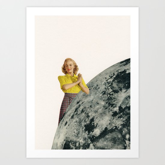 He Gave Her The Moon Art Print
