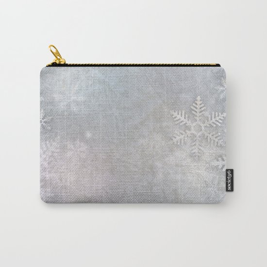 Snowflakes winter frozen freeze Carry-All Pouch
