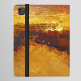 Golden sunrise iPad Folio Case